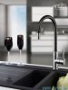 Blue Water Lima bateria kuchenna z wyciąganą wylewką czarny mat 5901730613193